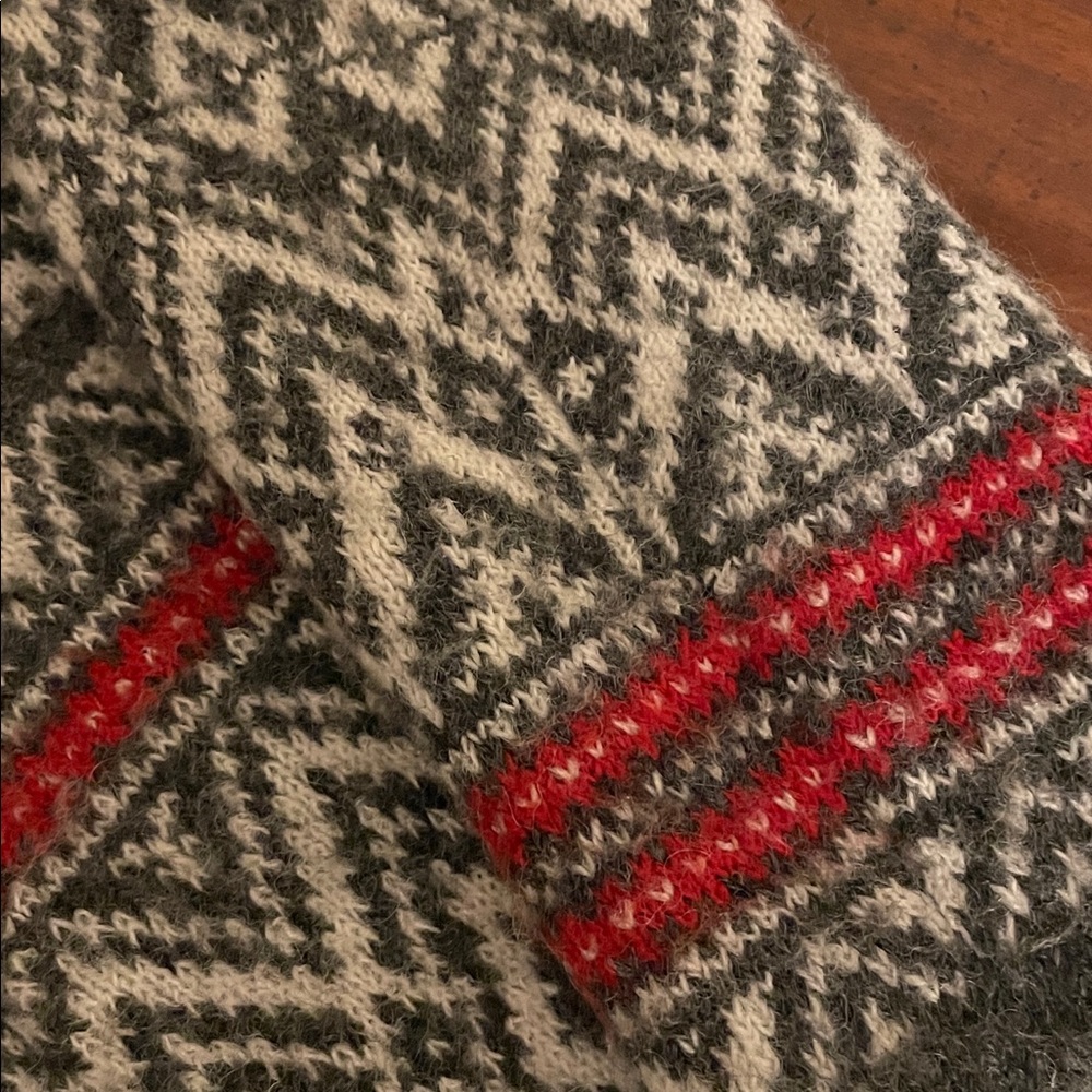 Nordic Style Sweater Coat Long Cardigan - Picture 4 of 4